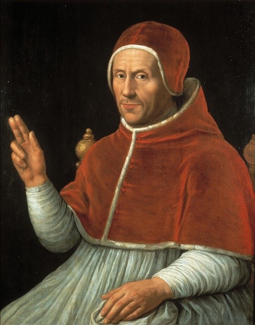 Portret van Adrianus VI door Jan van Scorel
