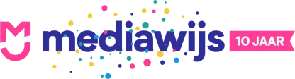 Logo Mediawijs 10 jaar