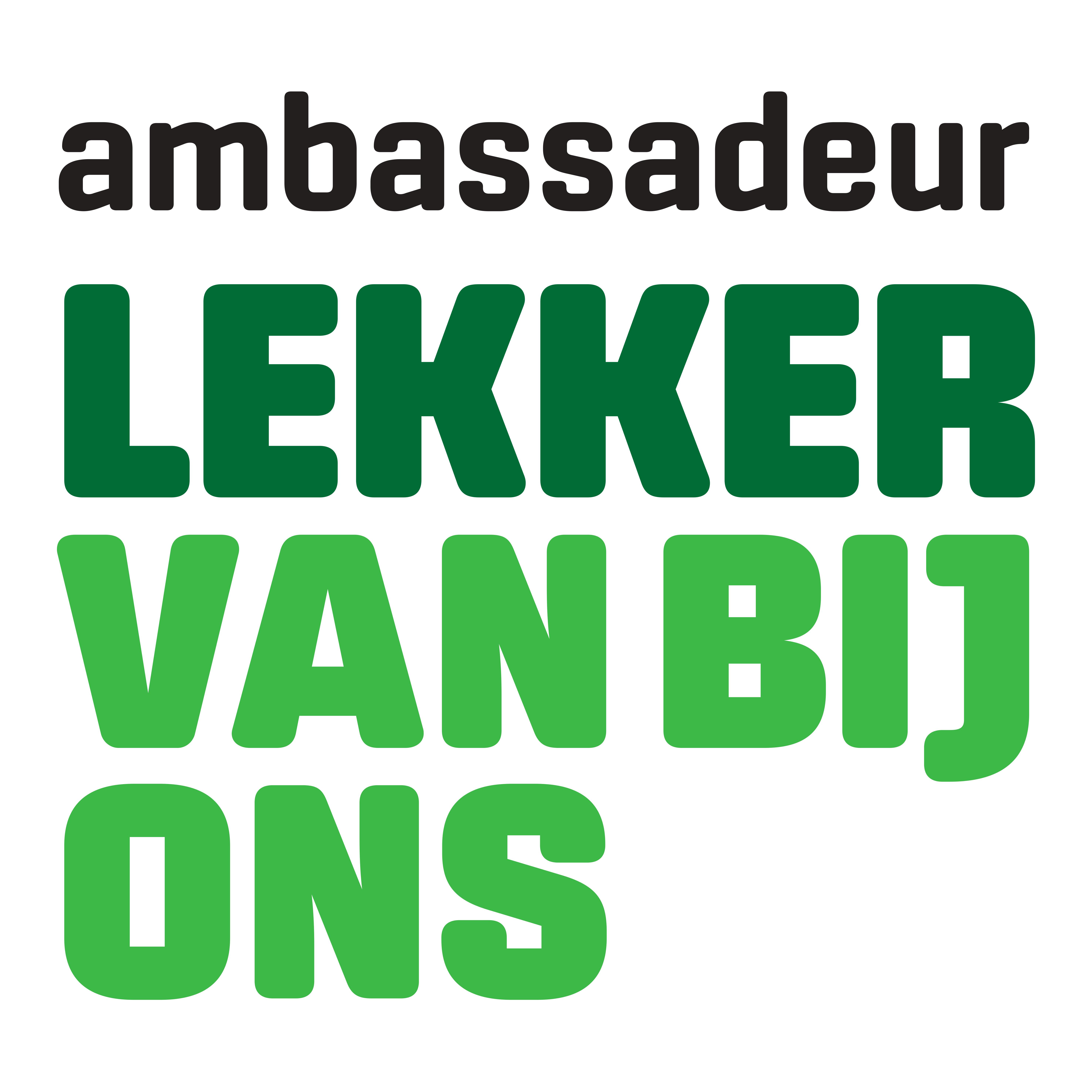 Ambassadeur Lekker van bij ons