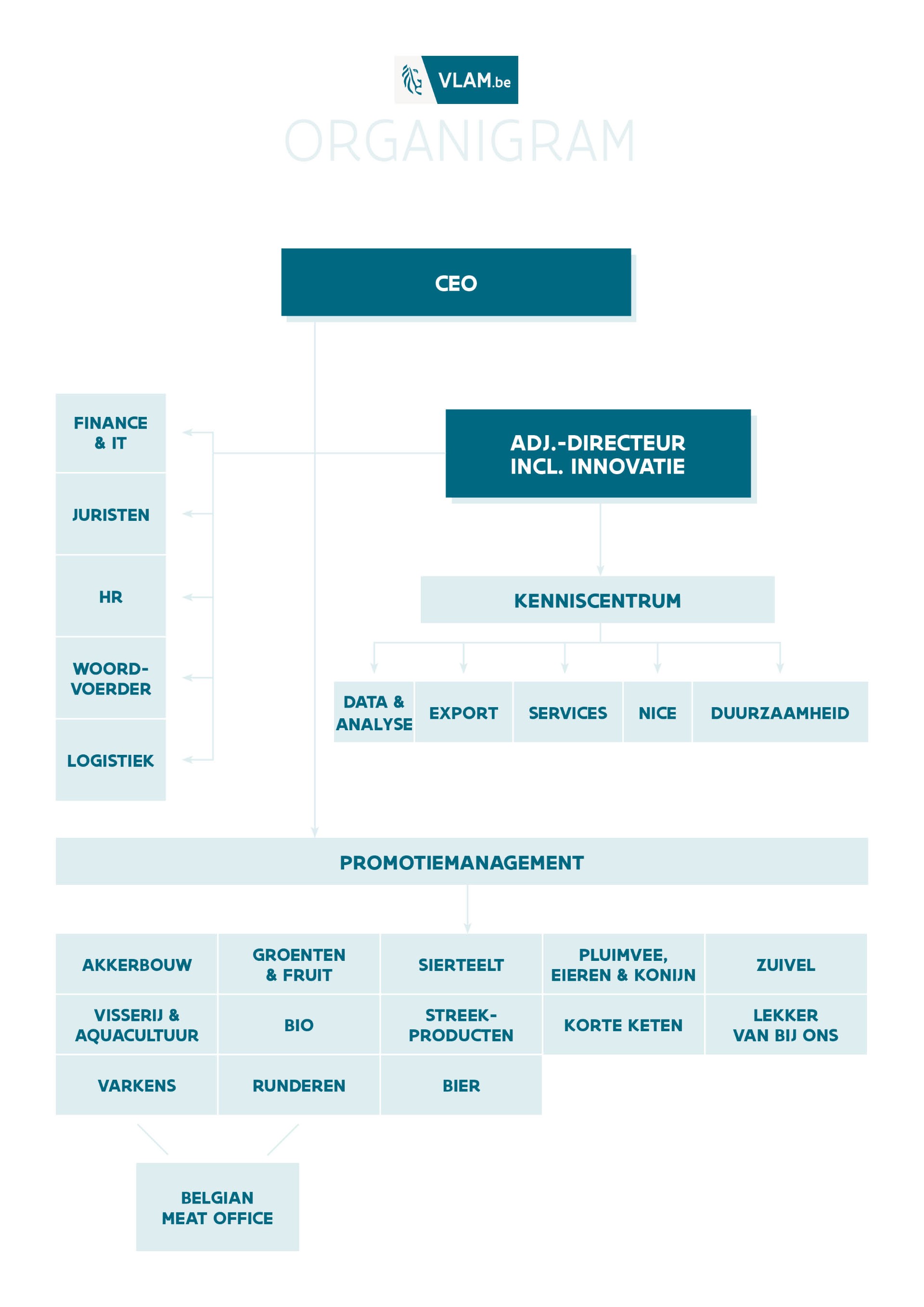 VLAM organigram