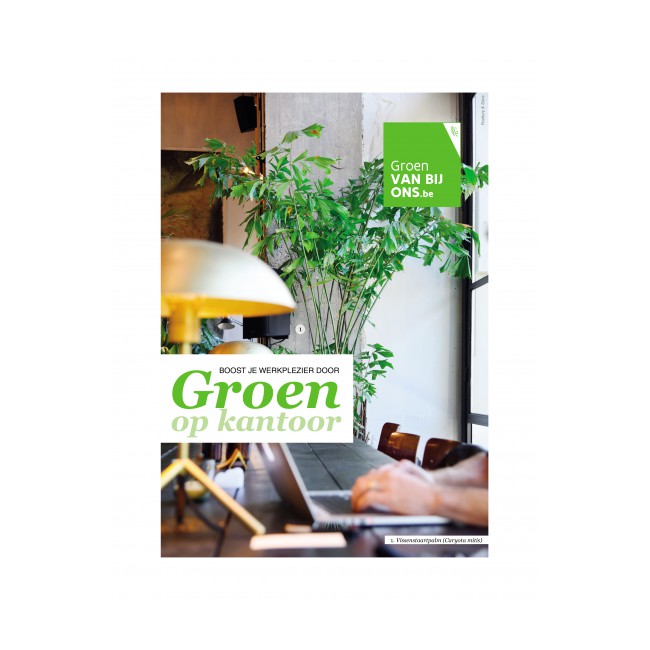 Brochure groen op kantoor