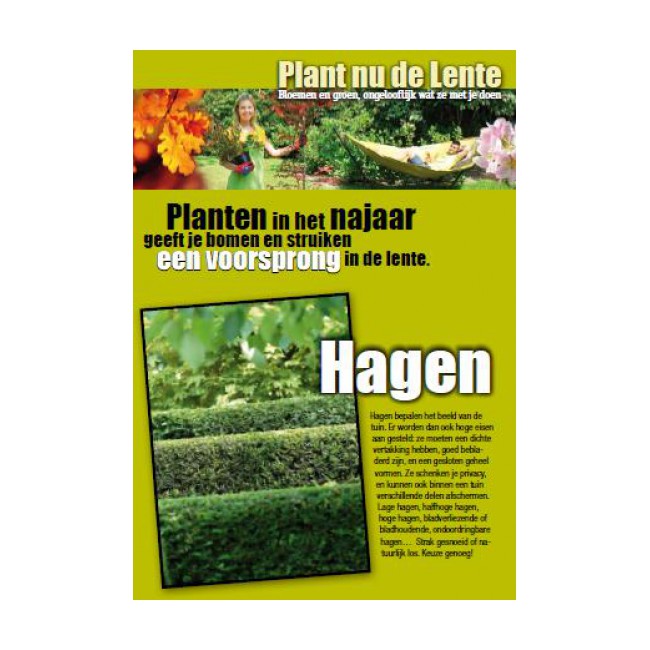 Plant nu de lente - Hagen